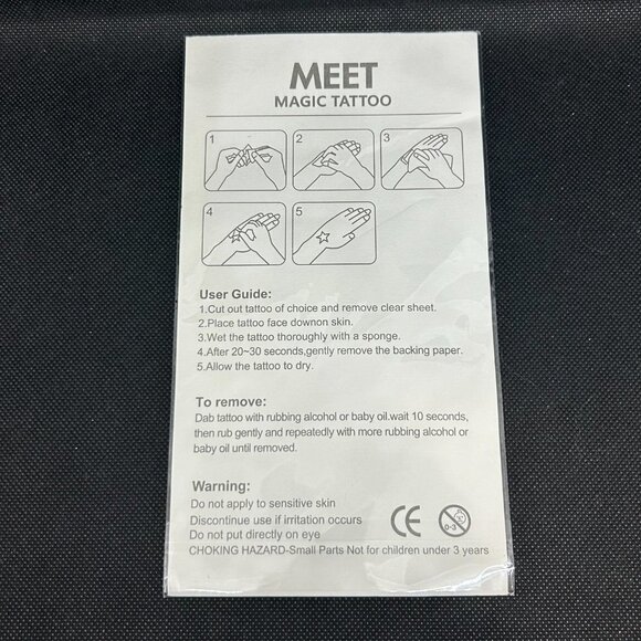 New in package Temporary Mermaid tattoo - Picture 3 of 3